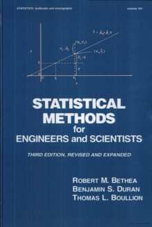 Statistical Methods for Engineers and Scientists