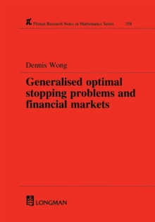 Generalized Optimal Stopping Problems and Financial Markets