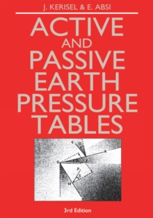 Active and Passive Earth Pressure Tables