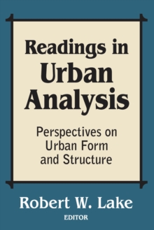 Readings in Urban Analysis : Perspectives on Urban Form and Structure