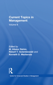 Current Topics in Management : Volume 8