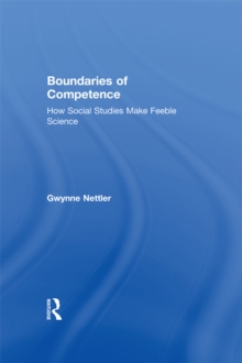 Boundaries of Competence : Knowing the Social with Science