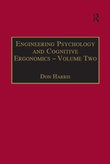 Engineering Psychology and Cognitive Ergonomics : Volume 2: Job Design and Product Design