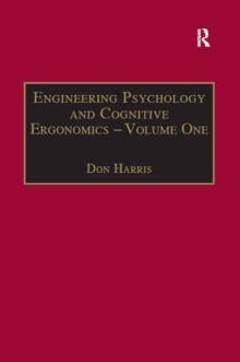 Engineering Psychology and Cognitive Ergonomics : Volume 1: Transportation Systems