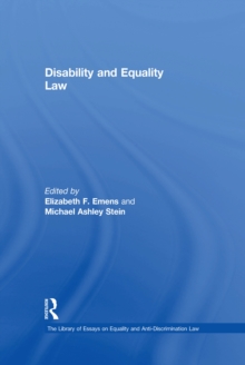 Disability and Equality Law