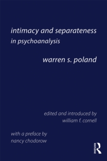 Intimacy and Separateness in Psychoanalysis