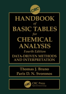 CRC Handbook of Basic Tables for Chemical Analysis : Data-Driven Methods and Interpretation