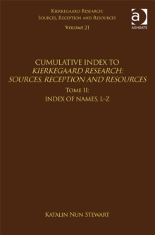 Volume 21, Tome II: Cumulative Index : Index of Names, L-Z