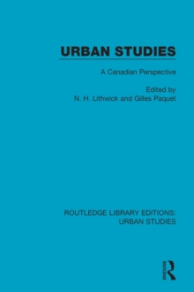 Urban Studies : A Canadian Perspective