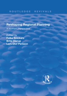 Reshaping Regional Planning : A Northern Perspective