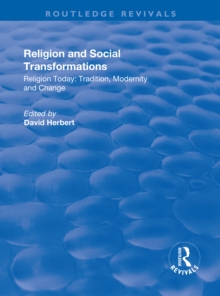 Religion and Social Transformations : Volume 2