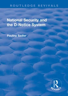 National Security and the D-Notice System