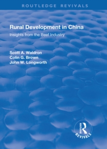 Rural Development in China : Insights from the Beef Industry