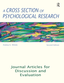 A Cross Section of Psychological Research : Journal Articles for Discussion and Evaluation