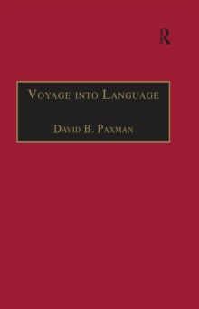 Voyage into Language : Space and the Linguistic Encounter, 1500-1800