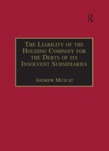 The Liability of the Holding Company for the Debts of its Insolvent Subsidiaries