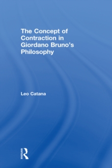 The Concept of Contraction in Giordano Bruno's Philosophy