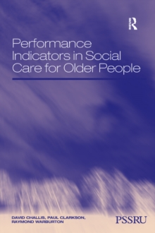 Performance Indicators in Social Care for Older People