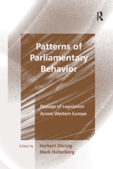 Patterns of Parliamentary Behavior : Passage of Legislation Across Western Europe