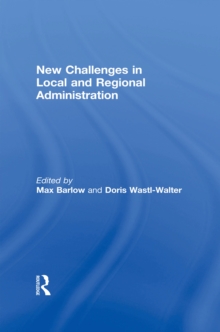 New Challenges in Local and Regional Administration