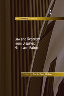 Law and Recovery From Disaster: Hurricane Katrina