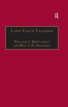 Land Value Taxation : An Applied Analysis