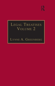 Legal Treatises : Essential Works for the Study of Early Modern Women: Series III, Part One, Volume 2