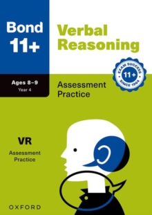Bond 11+ Verbal Reasoning Assessment Practice Papers Age 8-9 | For GL Assessment & other 11 plus exams