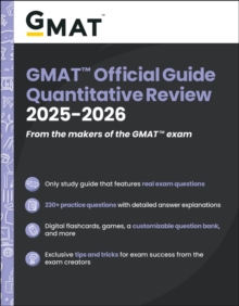 GMAT Official Guide Quantitative Review 2025-2026 : Book + Online Question Bank