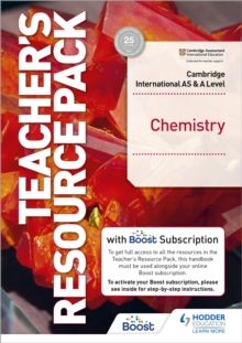 Cambridge International AS & A Level Chemistry Teacher's Resource Pack with Boost Subscription