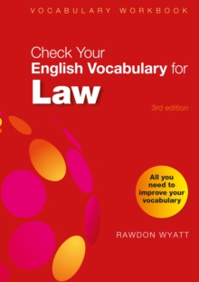 Check Your English Vocabulary for Law : All You Need to Improve Your Vocabulary