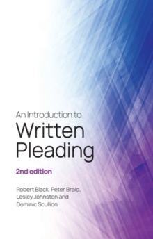 An Introduction to Written Pleading : 2nd edition
