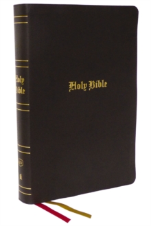 KJV Holy Bible: Super Giant Print with 43,000 Cross References, Brown Bonded Leather, Red Letter, Comfort Print: King James Version