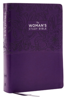 KJV, The Woman's Study Bible, Purple Leathersoft, Red Letter, Full-Color Edition, Comfort Print : Receiving God's Truth for Balance, Hope, and Transformation