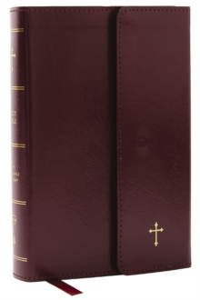 NKJV Compact Paragraph-Style Bible w/ 43,000 Cross References, Burgundy Leatherflex w/ Magnetic Flap, Red Letter, Comfort Print: Holy Bible, New King James Version : Holy Bible, New King James Version