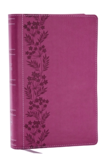 Thomas Nelson Publishers Nkjv Personal Size Large Print Bible With 43, 000 Cross References, Pink Leathersoft, Red Letter, Comfort Print (Thumb Indexed)