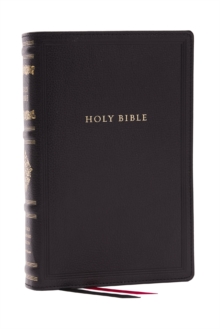 RSV Personal Size Bible with Cross References, Black Leathersoft, (Sovereign Collection)