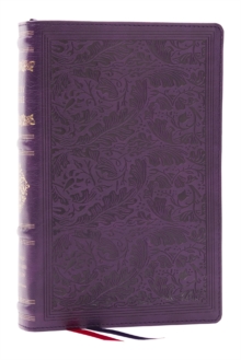 RSV Personal Size Bible with Cross References, Purple Leathersoft, (Sovereign Collection)