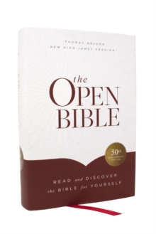 Thomas Nelson Publishers The Open Bible, Read And Discover The Bible For Yourself (Nkjv, Hardcover, Red Letter, Comfort Print)