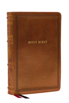 KJV Large Print Reference Bible, Brown Leathersoft, Red Letter, Comfort Print (Sovereign Collection) : Holy Bible, King James Version