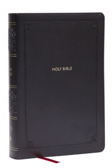 KJV Giant Print End-of-Verse Reference Bible, Black Leathersoft, Red Letter, Comfort Print (Thumb Indexed)