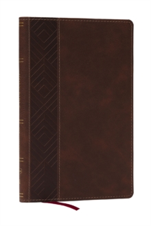 KJV, Personal Size New Testament, Brown Leathersoft, Red Letter, Comfort Print