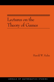 Lectures on the Theory of Games (AM-37)