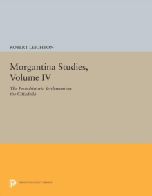 Morgantina Studies, Volume IV : The Protohistoric Settlement on the Cittadella