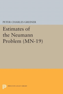 Estimates of the Neumann Problem. (MN-19)