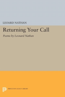 Returning Your Call : Poems