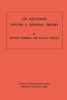 Lie Equations, Vol. I : General Theory. (AM-73)