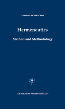 Hermeneutics. Method and Methodology