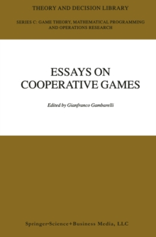 Essay in Cooperative Games : In Honor of Guillermo Owen