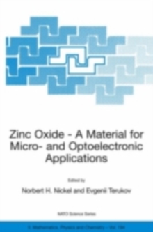 Zinc Oxide - A Material for Micro- and Optoelectronic Applications : Proceedings of the NATO Advanced Research Workshop on Zinc Oxide as a Material for Micro- and Optoelectronic Applications, held in